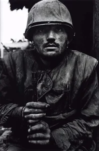 Shell Shocked US Marine by Don McCullin AKA "Tjousand Yard Stare"
